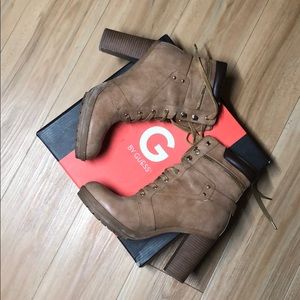 Gogi By Guess Dark Natural Ankle Boots